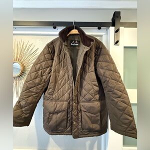 Barbour Men's Olive Quilted Jacket